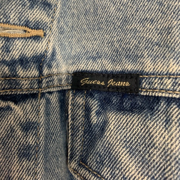 Vintage Guess Jean Denim Perfect Wash Jacket Medium - Picture 3 of 9